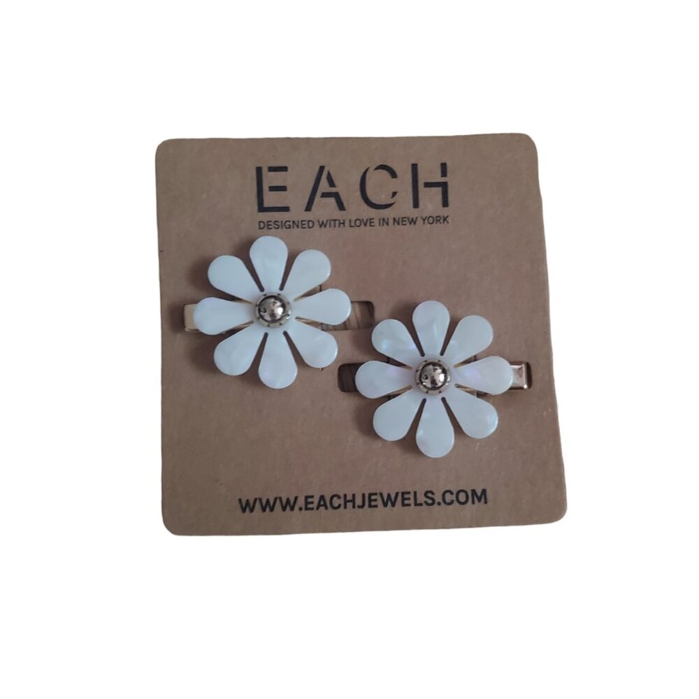 Each Jewels Flower Hair Clips